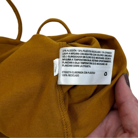 Wild Fable Mustard Crop Top - Womens Size Medium - Picture 4 of 5